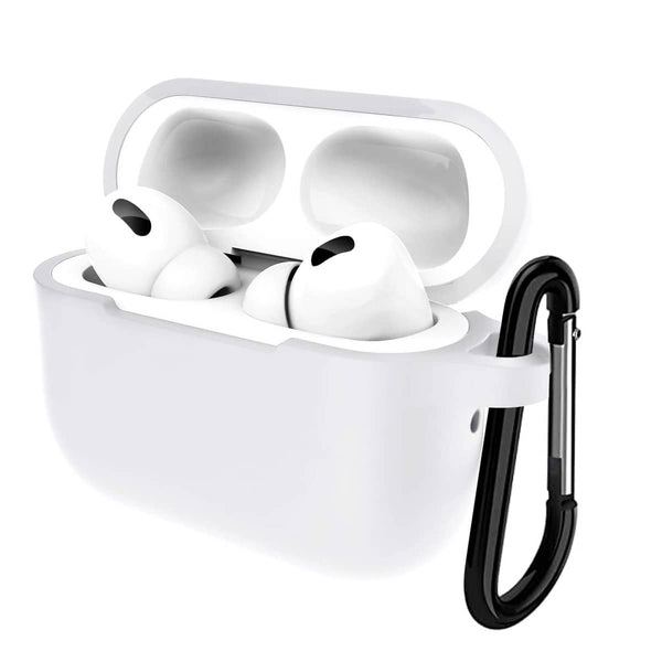 Encuentra la mejor funda de silicona transparente para AirPods Pro de segunda generación en Guatemala en SlowBack, distribuidor autorizado de accesorios Apple.
