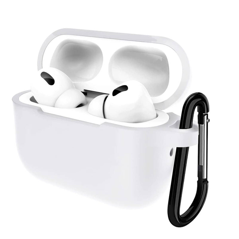 Encuentra la mejor funda de silicona transparente para AirPods Pro de segunda generación en Guatemala en SlowBack, distribuidor autorizado de accesorios Apple.
