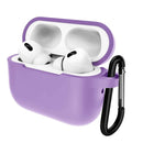Protege tus AirPods Pro con una funda de silicona suave color LAVENDER en Guatemala.