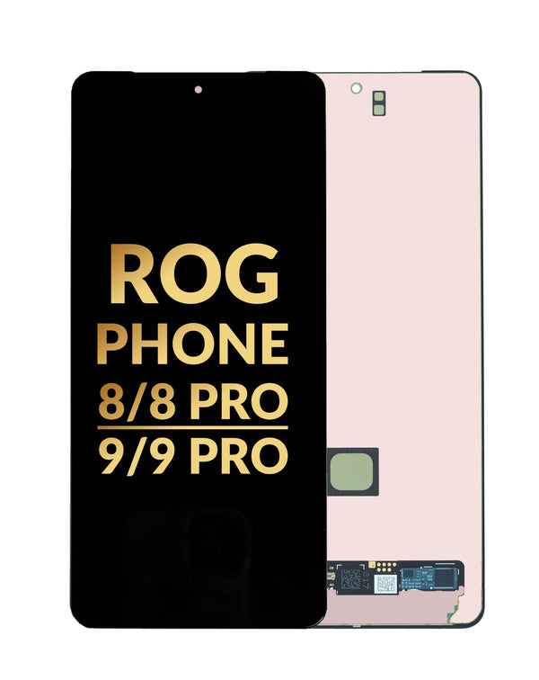 Reparación de pantalla OLED sin marco para Asus ROG Phone 8 / 8 Pro / 9 / 9 Pro en Guatemala.