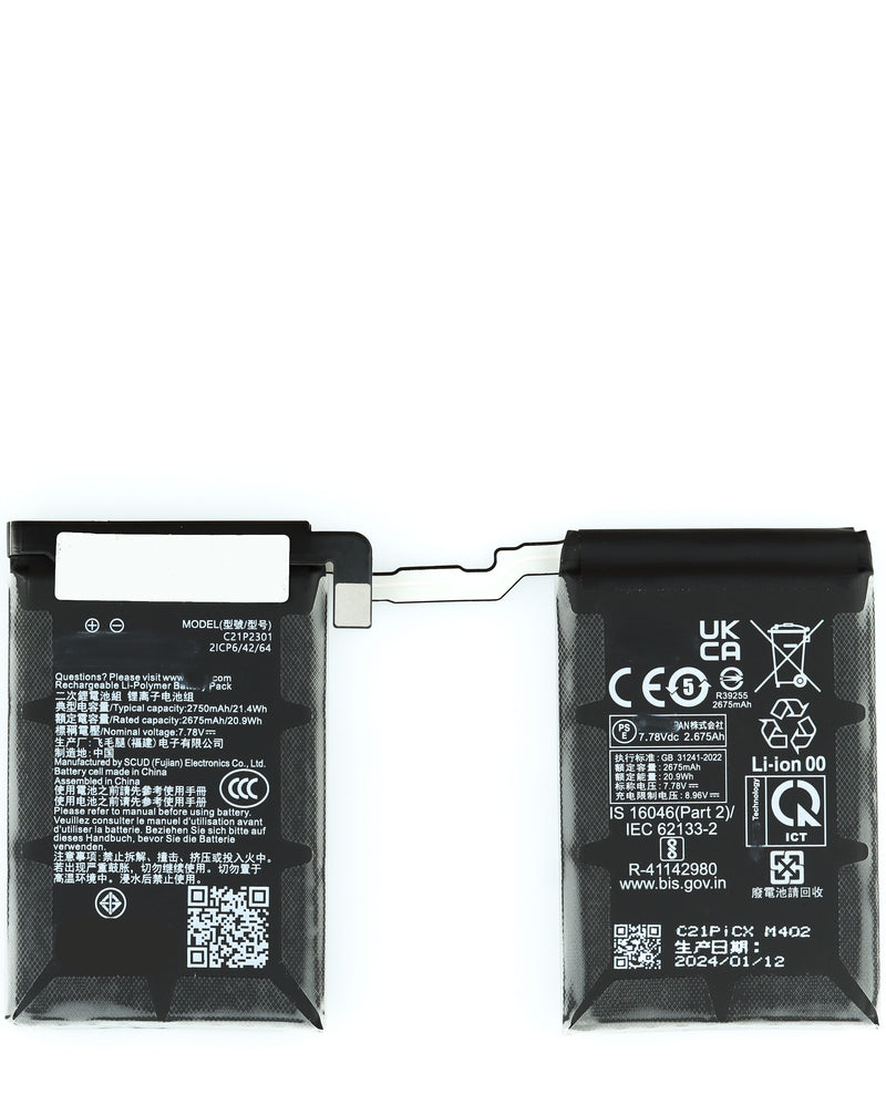 Reparación de batería para Asus ROG Phone 8 / 8 Pro en Guatemala, venta al por mayor de componentes y repuestos.