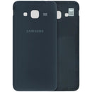 Tapa trasera original Service Pack negra para Samsung Galaxy J3 (J320 / 2016), repuesto para reparación.