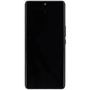 Pantalla OLED negra refurbished para Xiaomi 12S Ultra con marco, ideal para reparación y cambio de display.