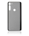 Tapa trasera de cristal para Motorola Moto G8 Power (XT2041-1 / XT2041-3 / 2020) (Negro Humo)