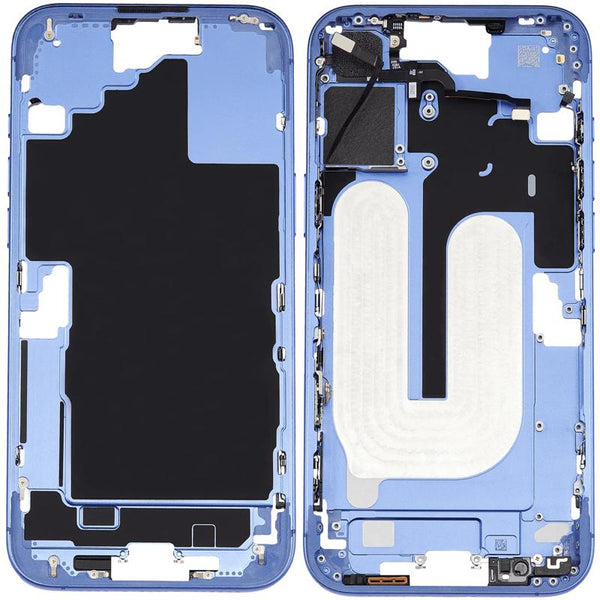 Encuentra la mejor carcasa de marco medio con botones de encendido y volumen para iPhone 16 Plus en Guatemala.