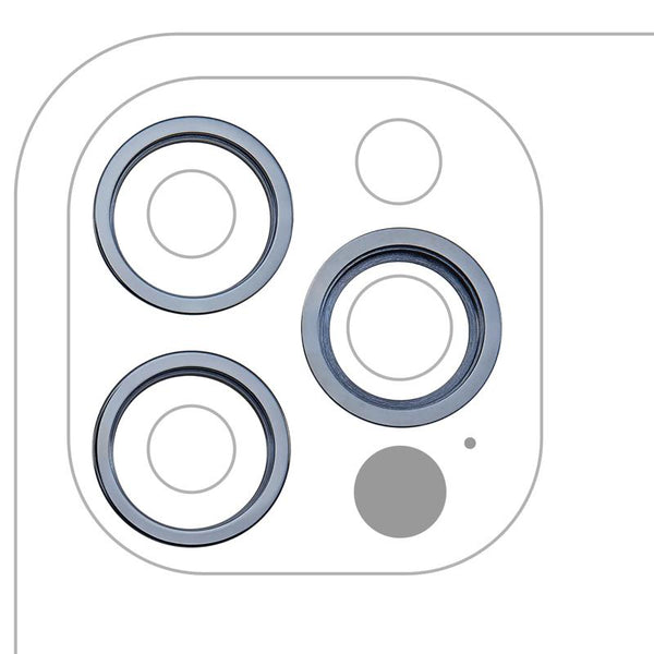 Anillo bisel de cámara trasera iPhone 12 Pro (Pacific Blue) para reparaciones en Guatemala.