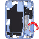 Reparación de chasis medio con botones de encendido y volumen de iPhone 16 (International Version) en Guatemala.