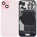 Tapa trasera con MagSafe magnet, NFC y flashlight flex iPhone 15 (Quality - OEM Pull C) (Pink)