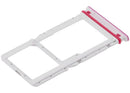 Bandeja SIM fucsia roja para Motorola Moto G37 Power XT2625, repuesto original para cambio de chip.