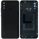 Tapa trasera negra para Huawei P Smart 2019 (POT-LX1/FIG-LX1), repuesto original para reparación.