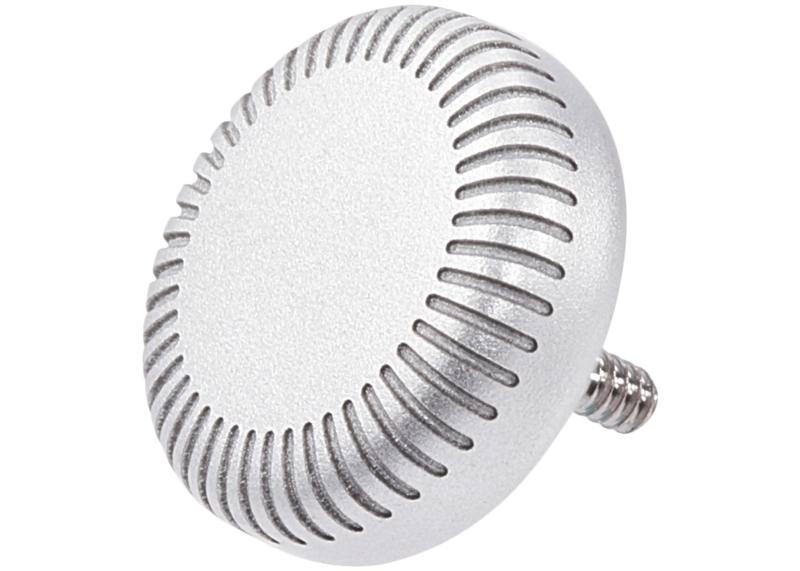 Encuentra la tuerca corona para Apple Watch Series 1 / 2 / 3 en Guatemala, ideal para reparaciones de relojes, disponible en plateado.