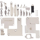 Juego completo de pequeños soportes metálicos para iPhone 16 Pro Max, ideal para reparación de piezas internas.