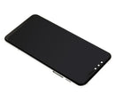 Pantalla OLED con marco para LG G8S ThinQ (LM-G810) refurbished en Mirror White, ideal para reparación de display.