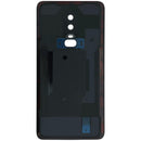 Tapa trasera de vidrio original OnePlus 6 A6000/A6003 negra, repuesto para reparación back cover.