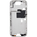 Tapa superior blanca de titanio para iPhone 16 Pro, versión US, con botones de encendido/volumen. Repuesto A3083.