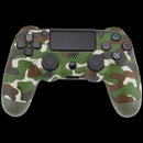 Control inalámbrico DoubleShock 4 para PlayStation 4, camuflaje verde, ergonómico.