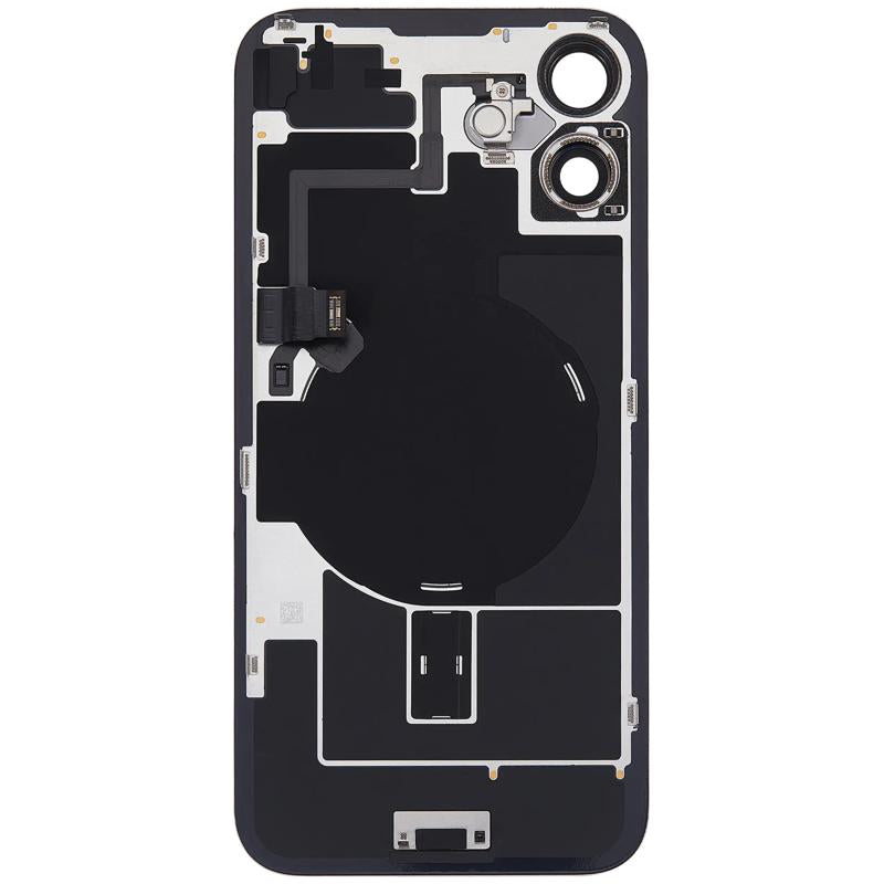 Encuentra tapa trasera usada con placa de acero y carga inalámbrica para iPhone 16 Plus en Guatemala.