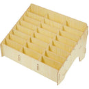 Caja de almacenamiento para celular 24 slots ideal para mayoristas en Guatemala.
