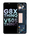 Pantalla OLED con marco original LG G8X ThinQ / V50S ThinQ 5G en Guatemala.