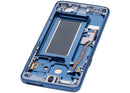 Pantalla OLED Coral Blue Aftermarket Plus para Samsung Galaxy S9 (SM-G960F), ideal para reparación de display roto.