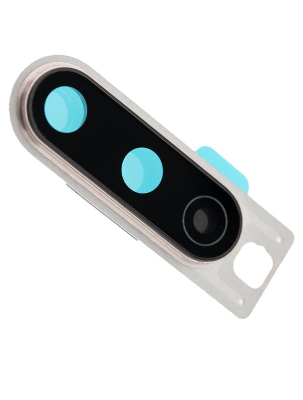 Lente de Camara Trasera con Soporte para OnePlus 8 (Plata Polar)