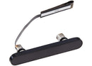 Botón de control de cámara iPhone Air Space Black, repuesto original Apple para modelos A3517, A3518, A3519.