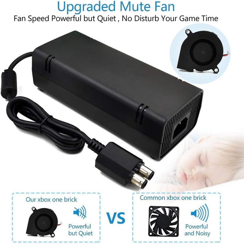 Encuentra el adaptador de CA con cable US para Xbox 360 Slim en Guatemala al mejor precio en SlowBack, tu mayorista de confianza con servicio de reparación de Xbox.