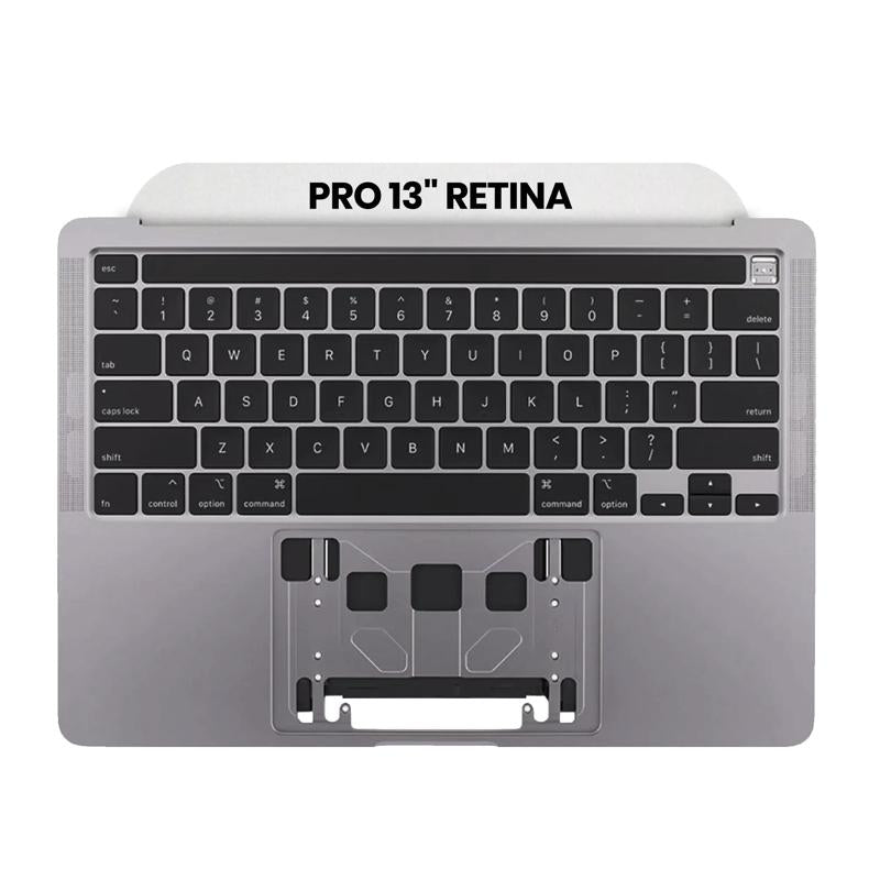 Encuentra la tapa superior con teclado y batería para MacBook Pro 13 (A2289 / Early 2020) en Guatemala, venta al por mayor y reparaciones en talleres especializados.