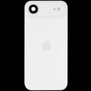 Tapa trasera usada Cloud White para iPhone Air A3260, con orificio para cámara y NFC.