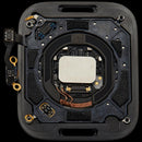Tapa trasera Apple Watch Series 9 41mm de aluminio negro espacial A2982/A2983, repuesto para reparación.
