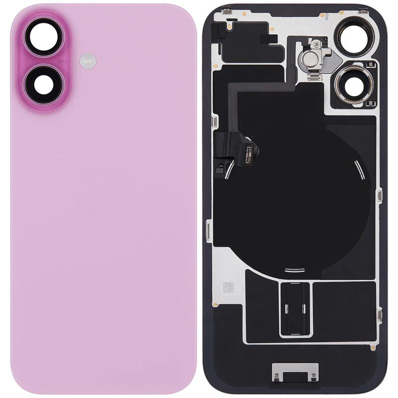 Encuentra tapas traseras usadas para iPhone 16 con placa de acero, carga inalámbrica y MagSafe en Guatemala.