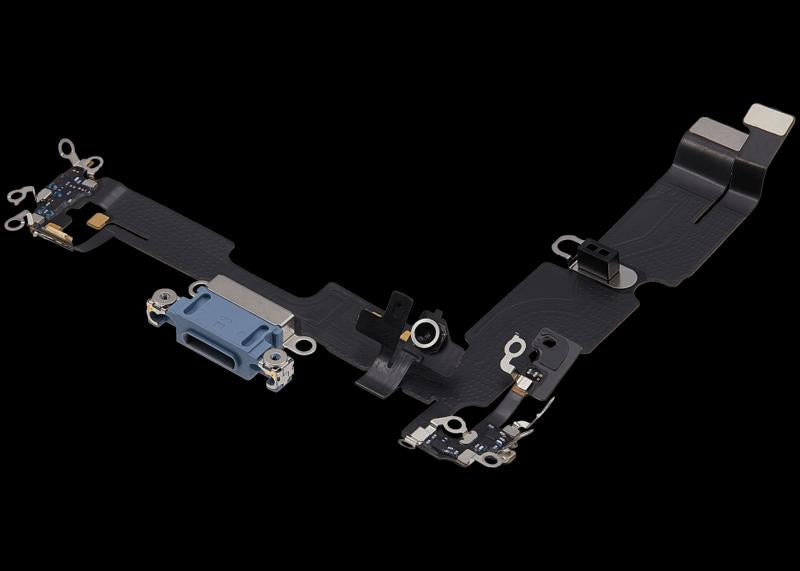 Puerto de carga para iPhone 14 Plus (Usado OEM) (Azul)