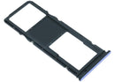 Gaveta SIM original azul marino para Motorola Moto G15 XT2521, repuesto de bandeja SIM única.