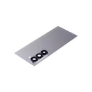 Tapa trasera plateada con lente de cámara para Samsung Galaxy Z Fold 6 5G, repuesto Service Pack SM-F956.