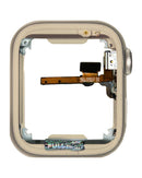 Carcasa Apple Watch Series 8 41mm GPS, aluminio starlight usado, vista frontal.