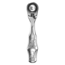 Llave de carraca Wera Zyklop Mini 3 con accionamiento de 1/4", compacta y ergonómica.