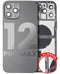 Tapa trasera con componentes pequeños pre-instalados para iPhone 12 Pro Max (Versión EE.UU.) (Usada original grado C) (Grafito)