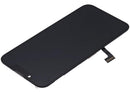 Pantalla OLED original usada para iPhone 13 mini, con cable flex de sensor de luz, lista para reparación.