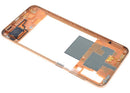 Tapa intermedia naranja original Samsung Galaxy A50 (A505) Service Pack para reparación de chasis y carcasa.