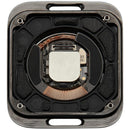 Tapa trasera de aluminio negro espacial para Apple Watch Series 5 (40mm GPS, A2092), repuesto para reparación.