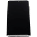 Pantalla Samsung Galaxy S21 FE 5G verde oliva con marco, display LCD de 120Hz para reparación y cambio.