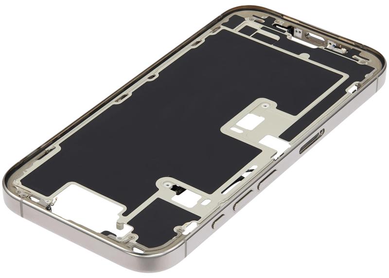 Encuentra el chasis central con botones para iPhone 16 Pro en Guatemala, en talleres especializados en reparaciones de iPhone.