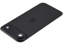 Tapa trasera Space Black usada para iPhone Air con MagSafe, NFC y flex de linterna, ideal para reparación.