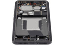 Pantalla OLED refurbished Xiaomi 14 Ultra negra con marco, repuesto para reparación de display roto.