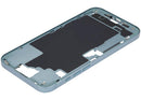 Chasis medio iPhone 16 Plus (A3082) teal Aftermarket Plus con botones power y volumen, repuesto de reparación.