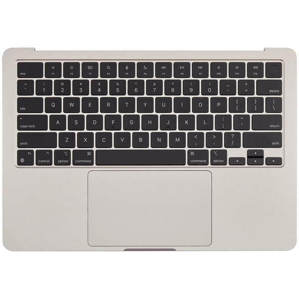 Carcasa Superior con Bateria y Teclado para MacBook Air 13" A2681 (Mediados de 2022) (Starlight) (Teclado EE.UU.)