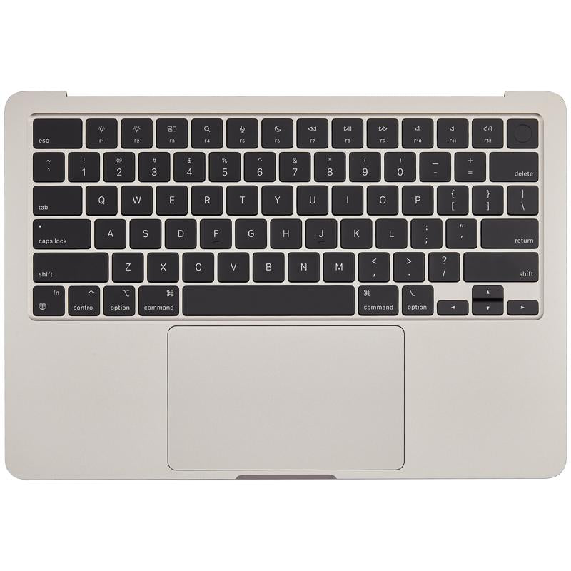 Carcasa Superior con Bateria y Teclado para MacBook Air 13" A2681 (Mediados de 2022) (Starlight) (Teclado EE.UU.)