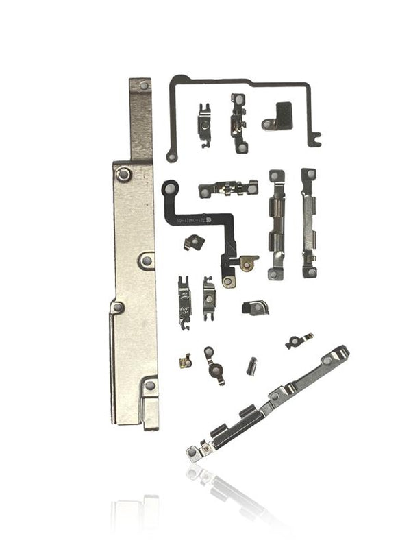 Juego completo de soportes metalicos pequenos para iPhone X