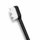 Cepillo antiestático PolarTronix con cerdas onduladas ultrafinas, ideal para limpiar pantallas LCD, PCB y componentes electrónicos delicados.