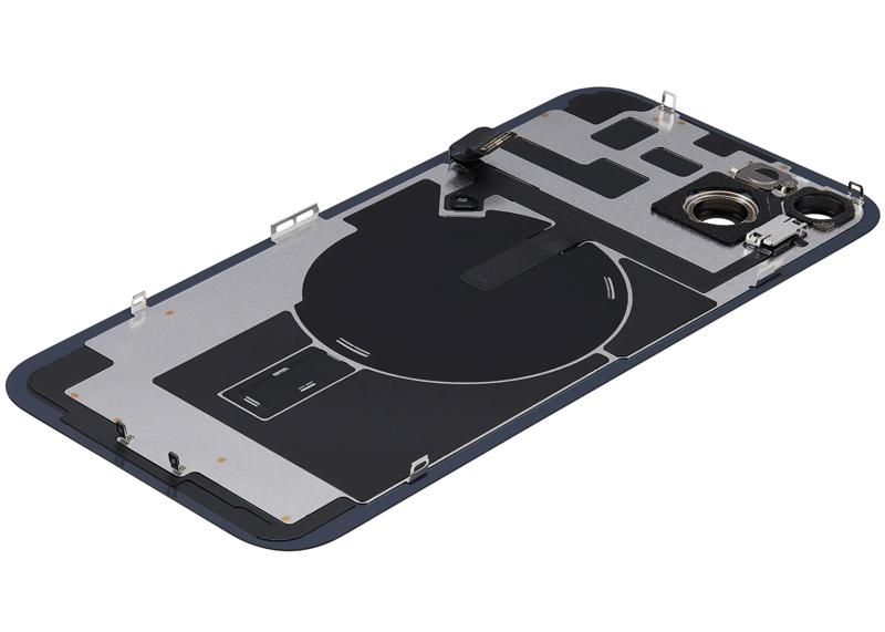 Encuentra tapas traseras con MagSafe, NFC y Flashlight Flex para iPhone 14 Plus en Guatemala, disponibles en backorder y con garantía.